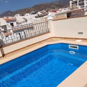 Atico Con Piscina Privada En El Corazon De Nerja! Holiday home